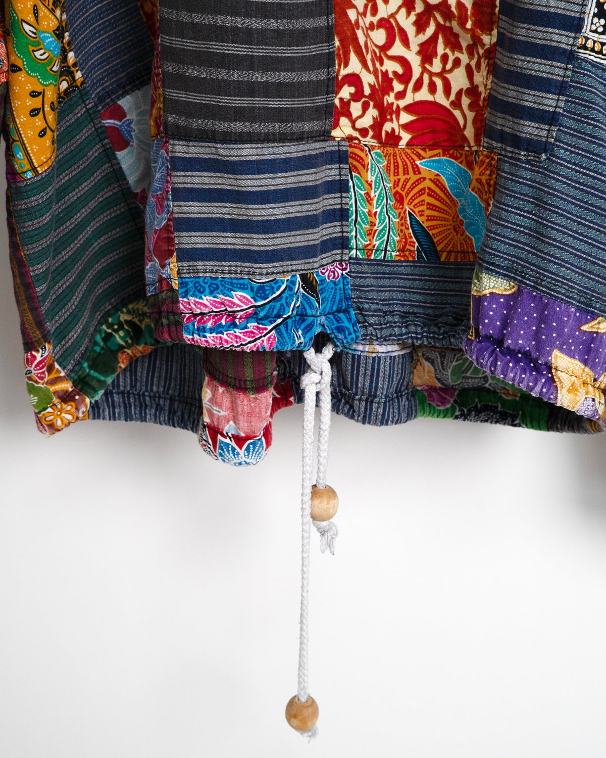 90s-00s Patchwork Pullover Hoodie