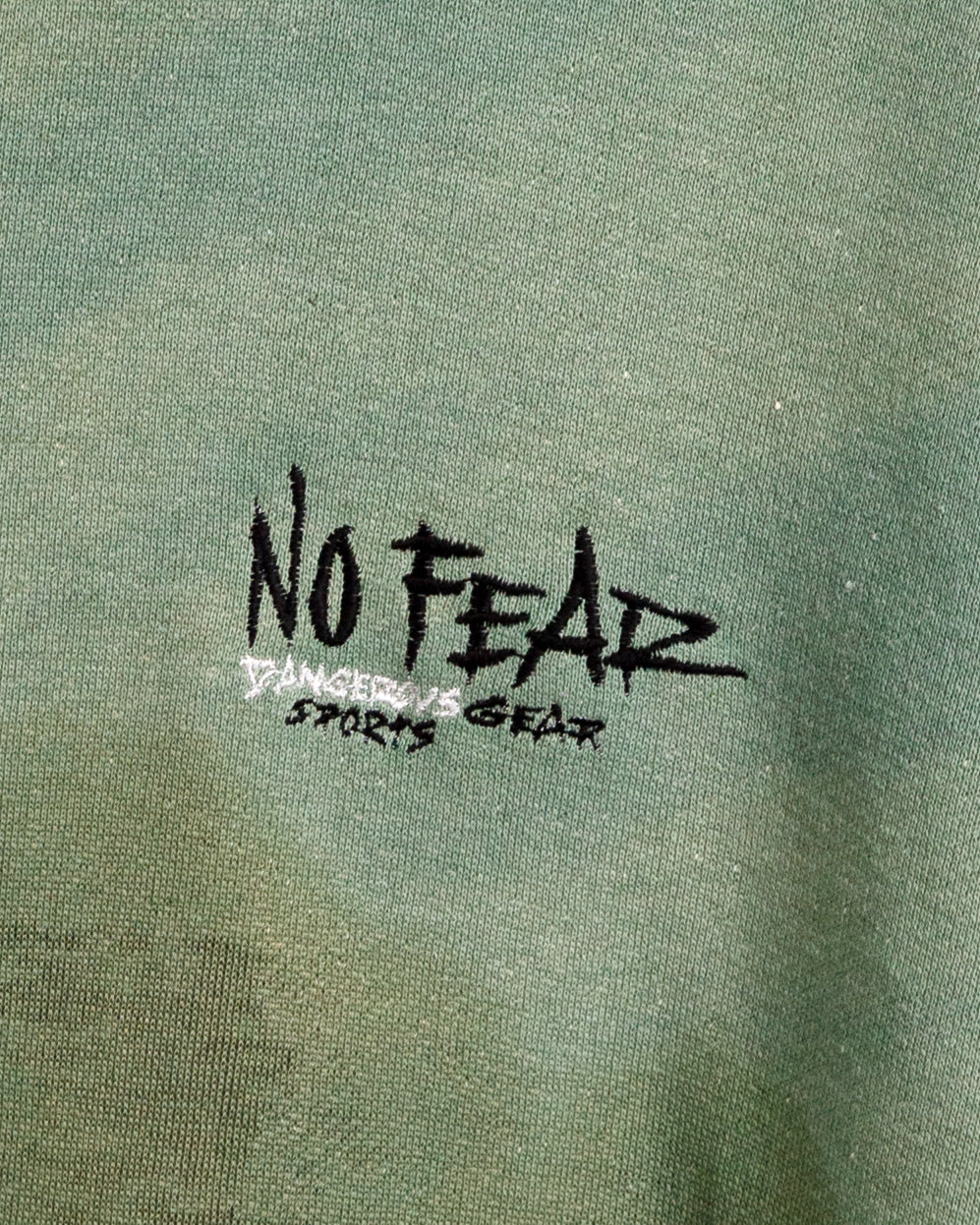 90s Faded Green Hoodie
