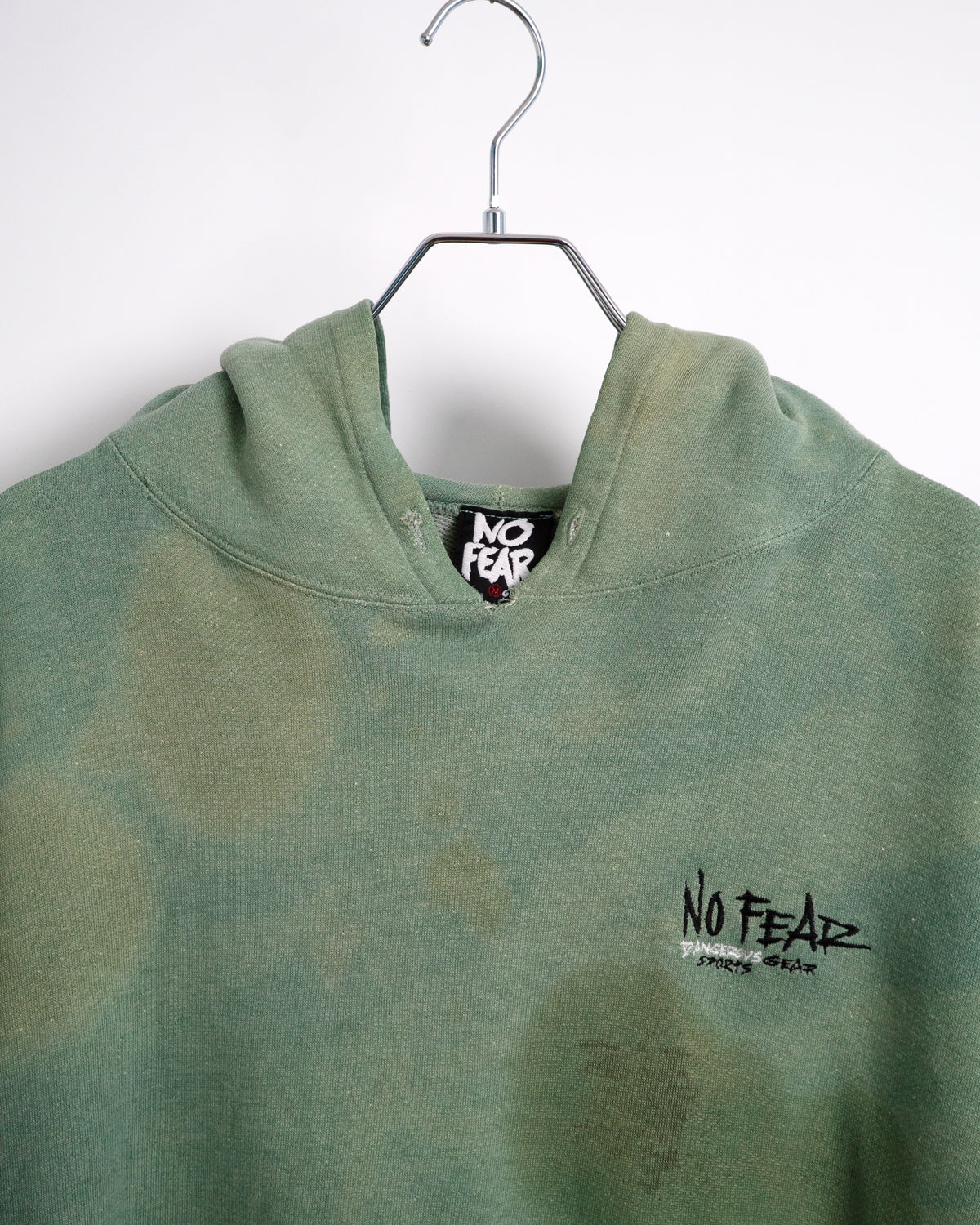 90s Faded Green Hoodie