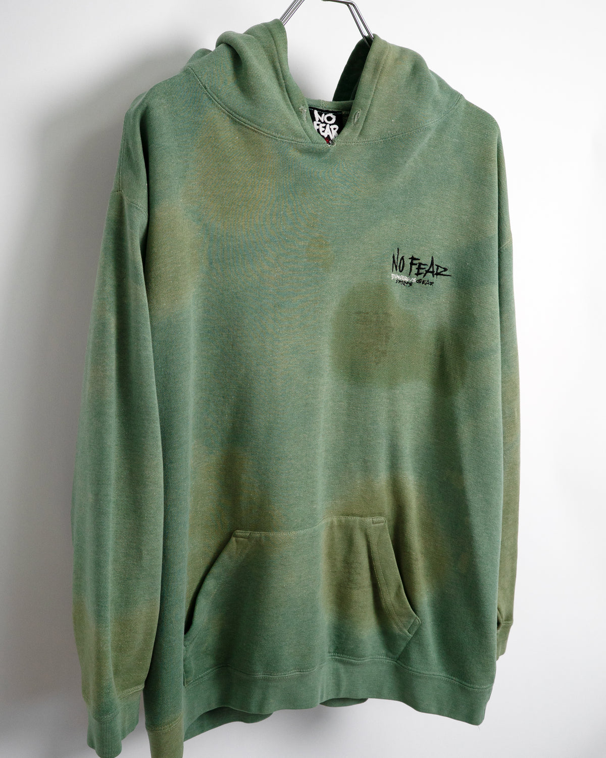 90s Faded Green Hoodie