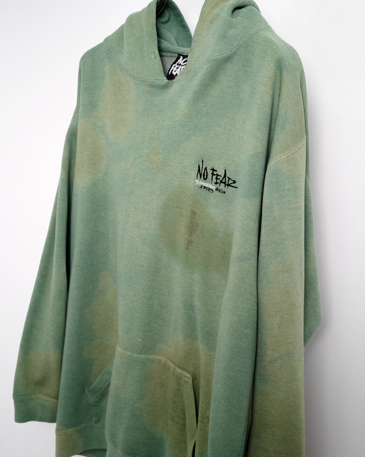 90s Faded Green Hoodie