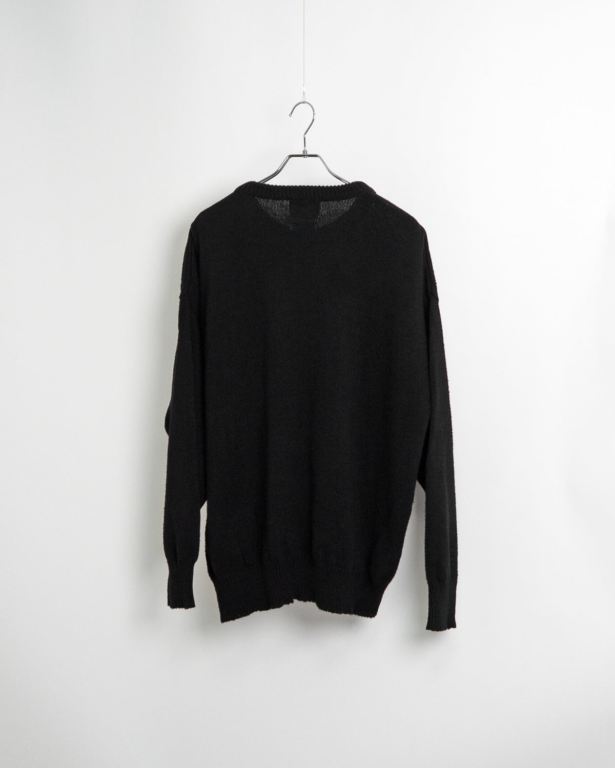 90’s Black “USA” Cotton Knit Sweater