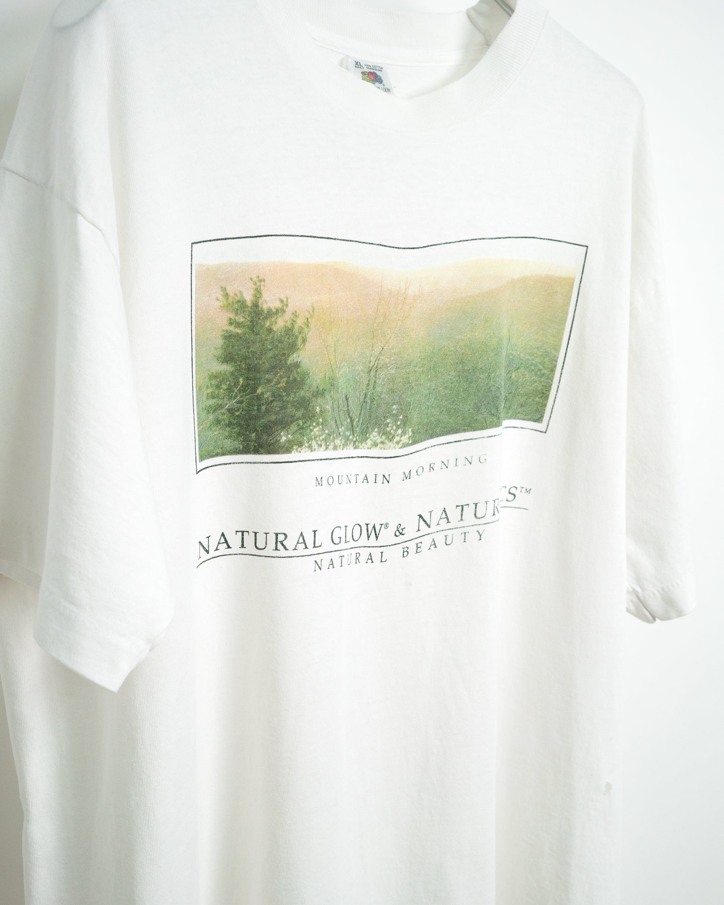 90's "NATURAL GLOW & NATURISTICS" T-Shirt