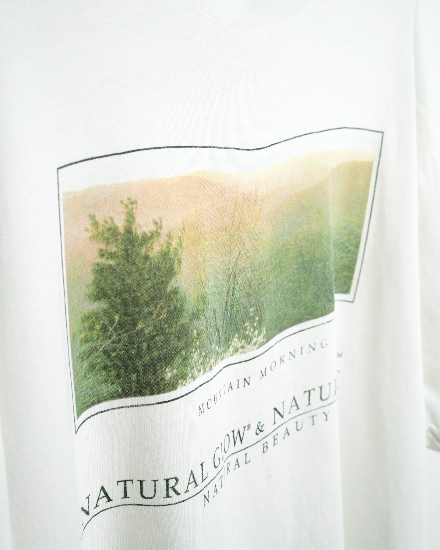 90's "NATURAL GLOW & NATURISTICS" T-Shirt