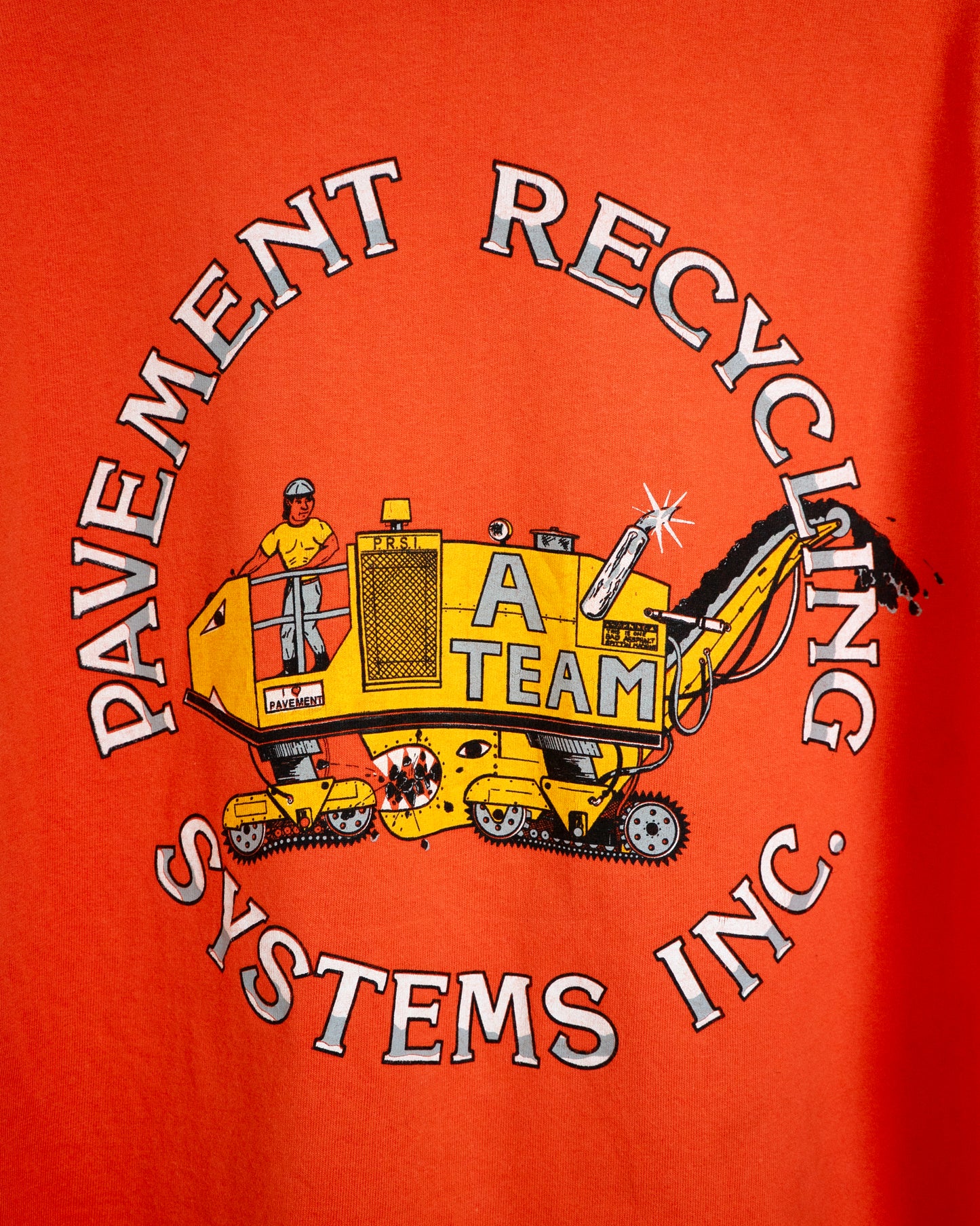 90's "PAVEMENT RECYCLING SYSTENS INC." T-Shirt