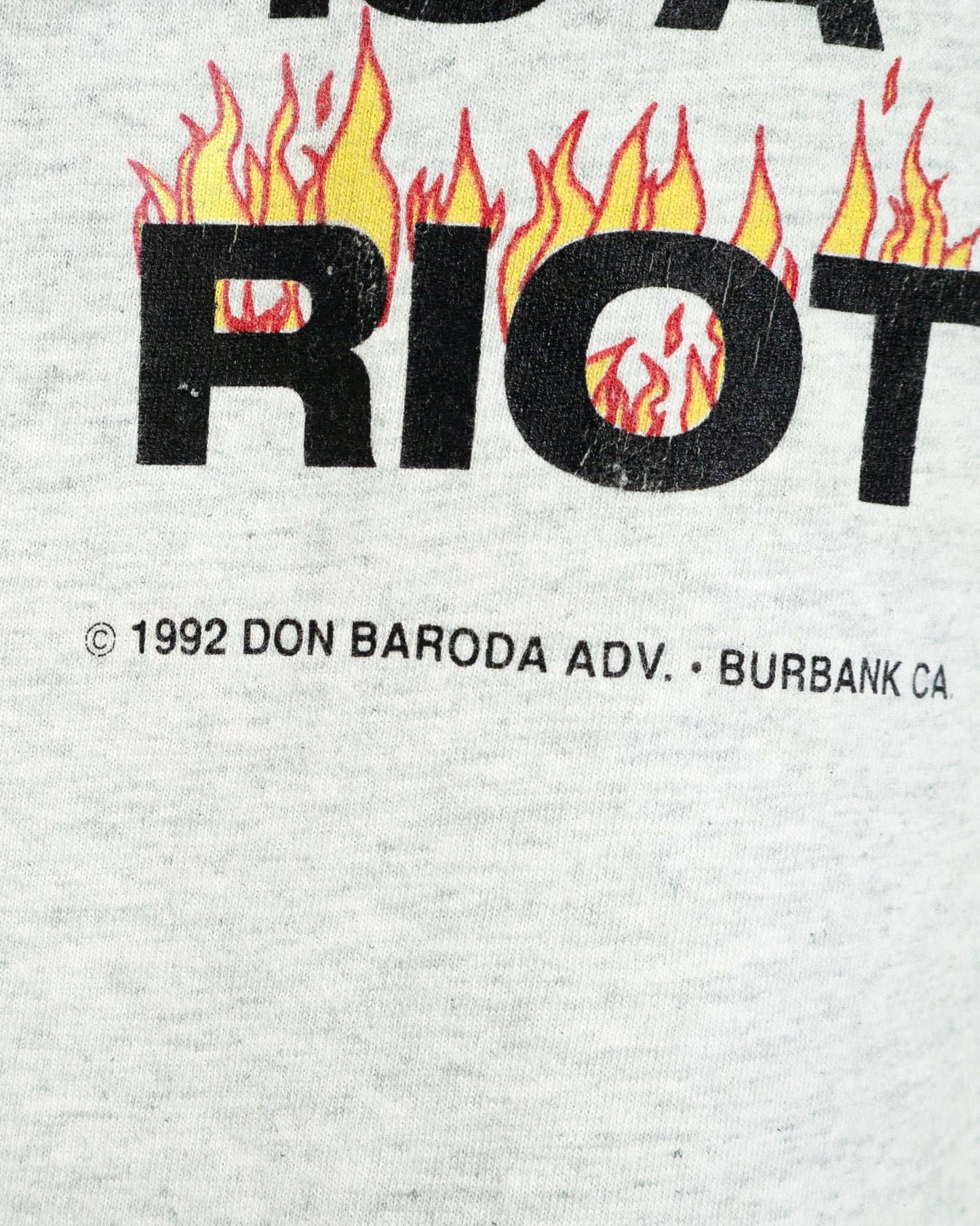 90's "L.A. HAS IT'S BUT LIVING HERE IS A RIOT" T-Shirt