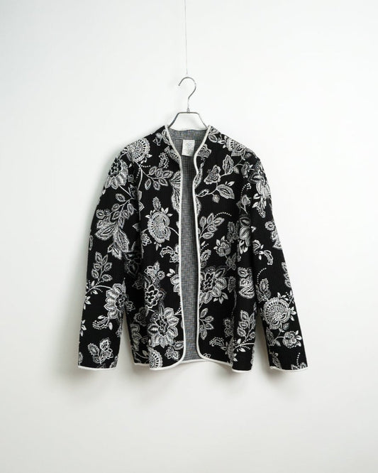 Botanical patterned jacket