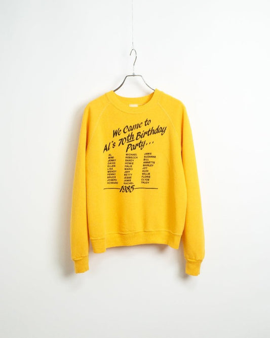 80's "Al's 70th Birthday Party" Sweatshirt