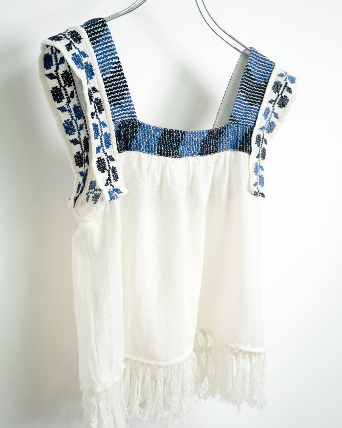 Embroidered Fringe Tops