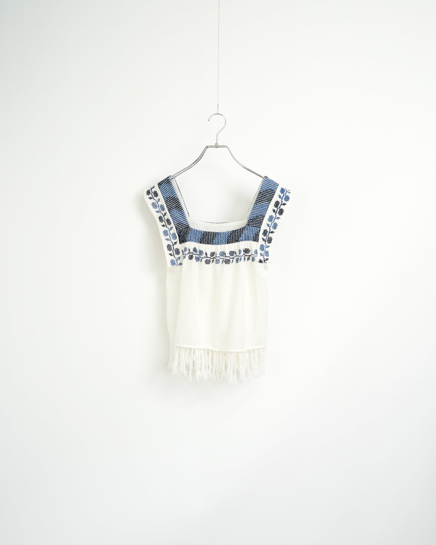 Embroidered Fringe Tops
