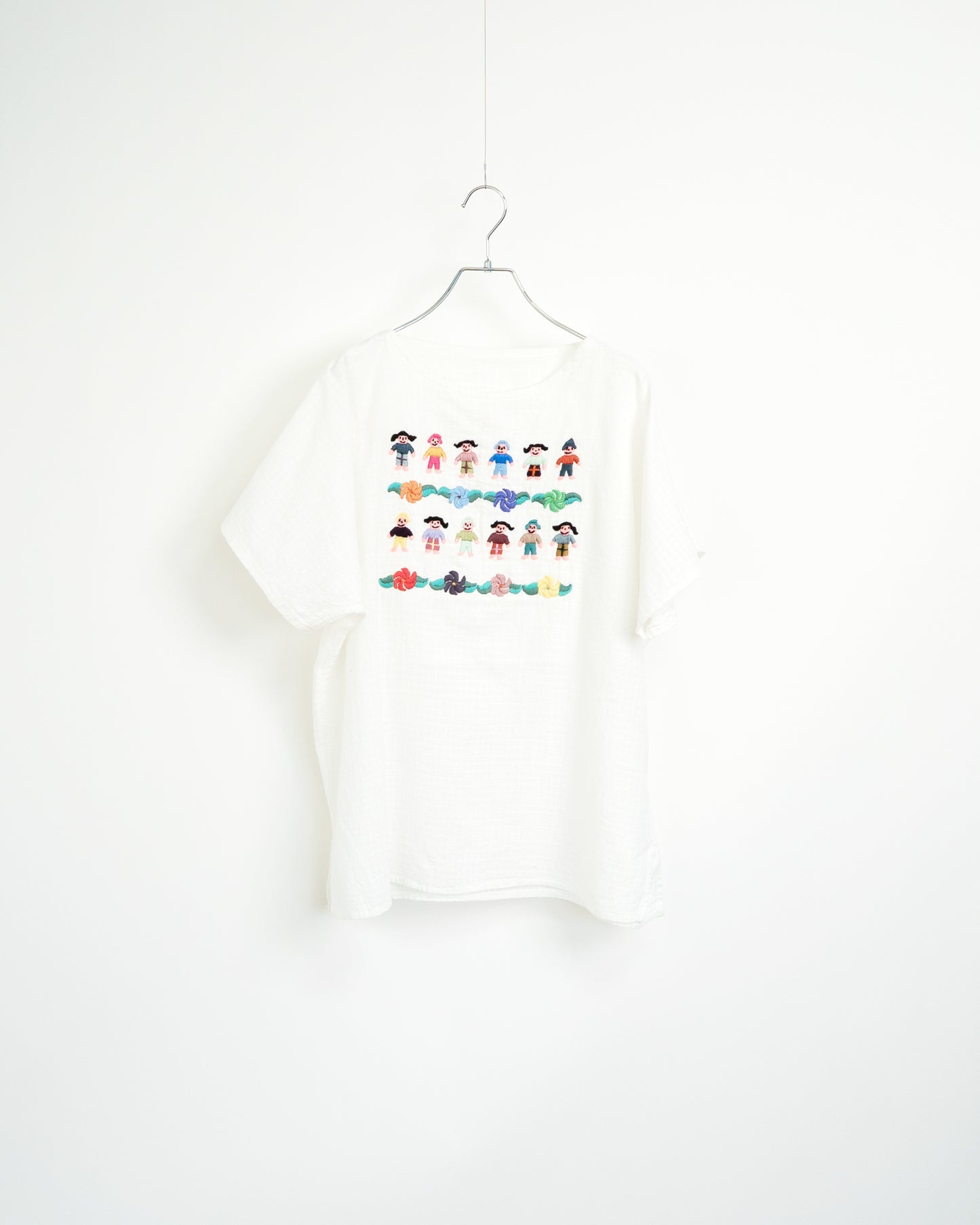 Children's Motif Embroidered Tops