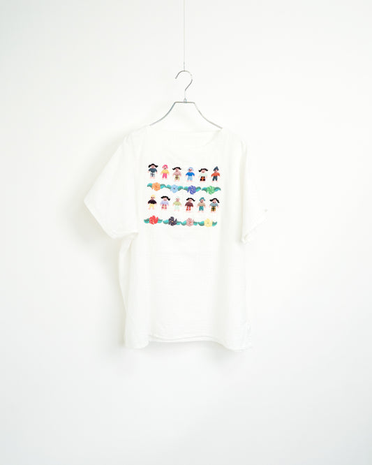 Children's Motif Embroidered Tops