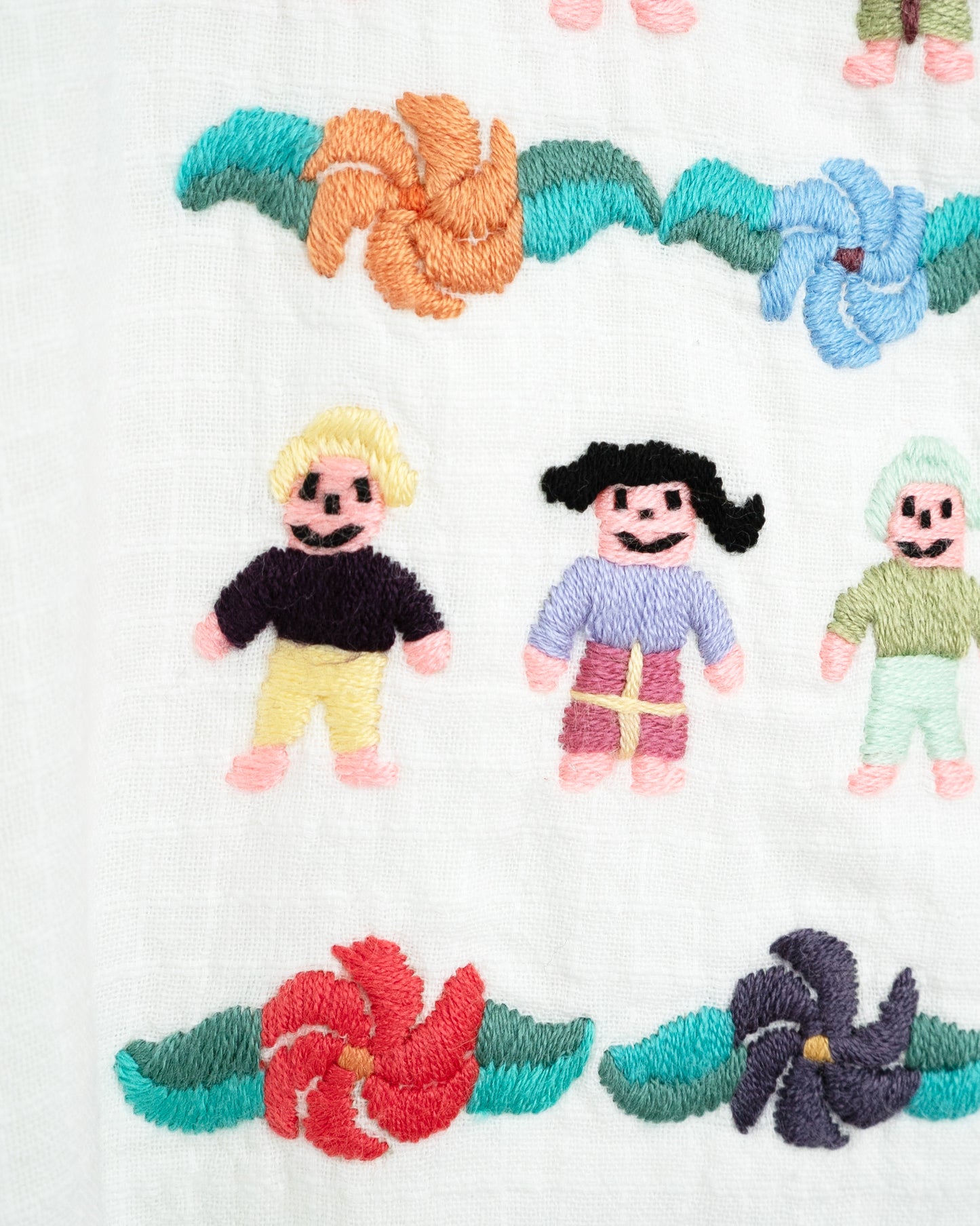 Children's Motif Embroidered Tops