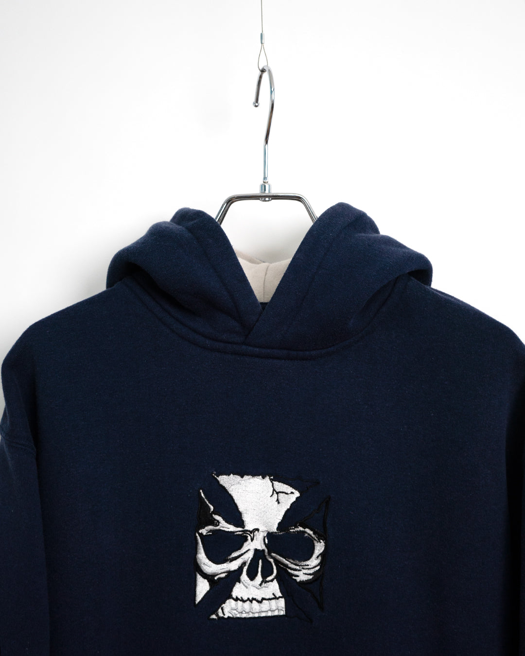 Skull Embroidered Hoodie
