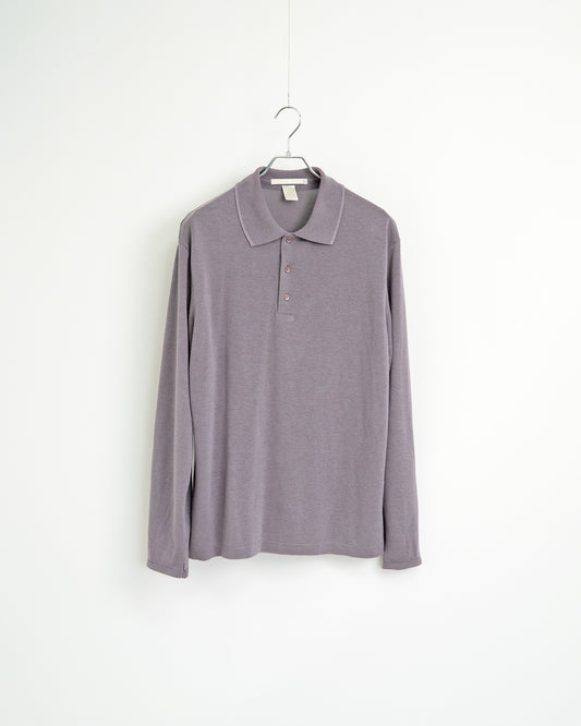 90s Long-Sleeved Polo Shirt