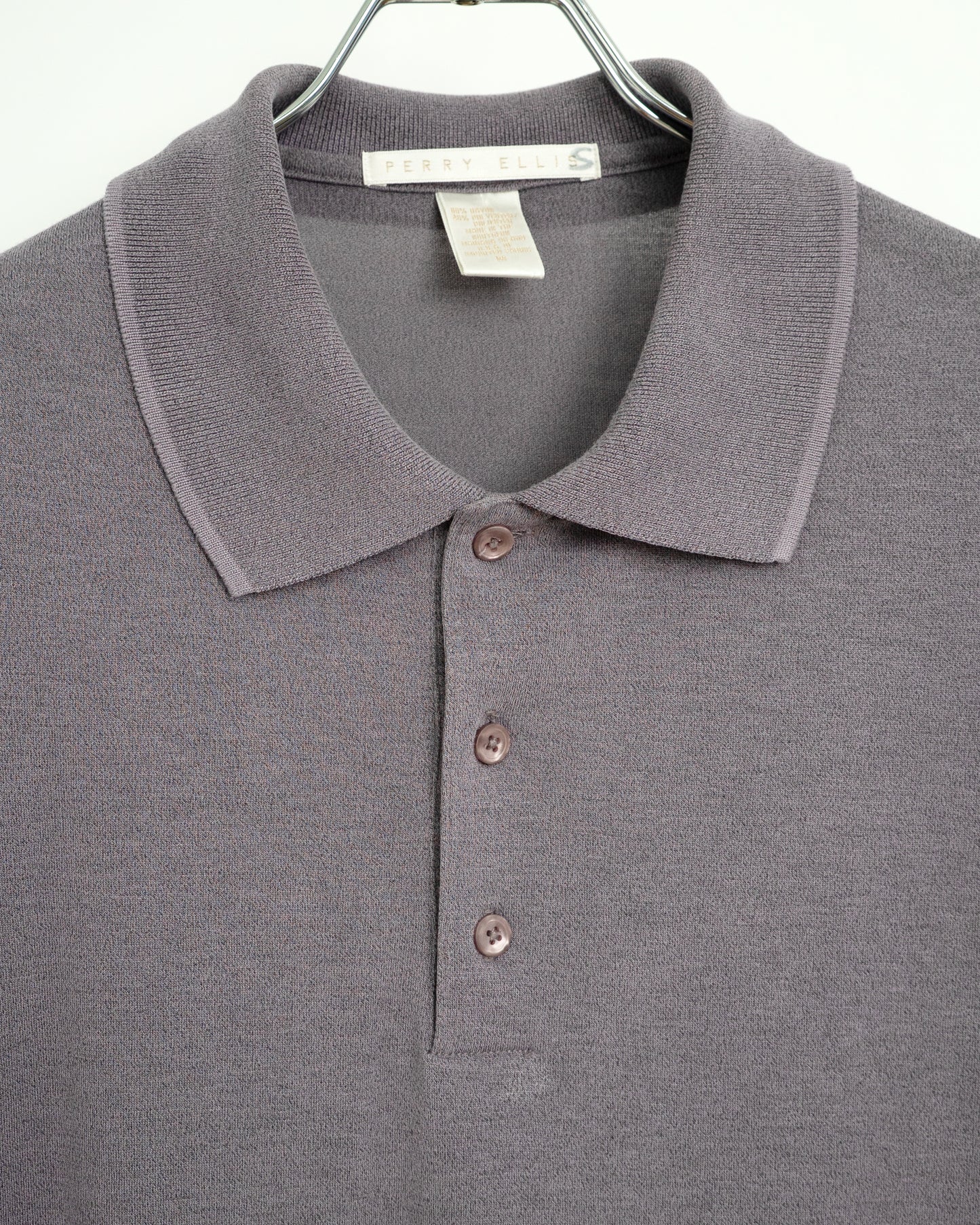 90s Long-Sleeved Polo Shirt