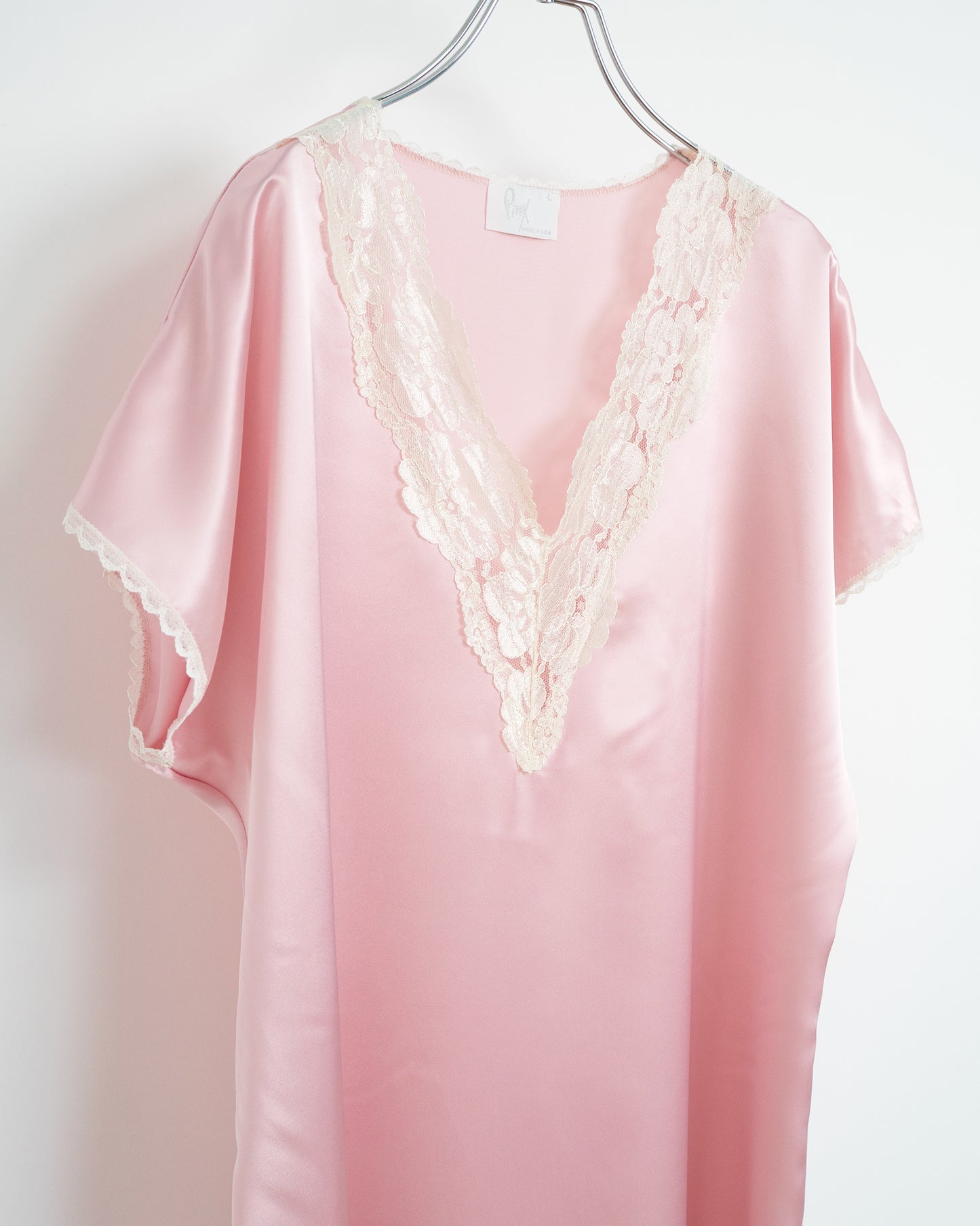 Pink Satin Dress