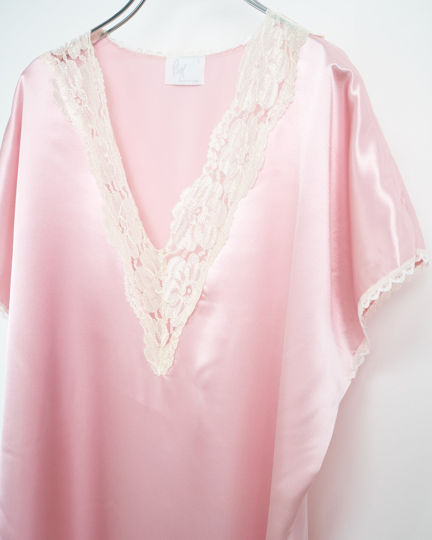 Pink Satin Dress