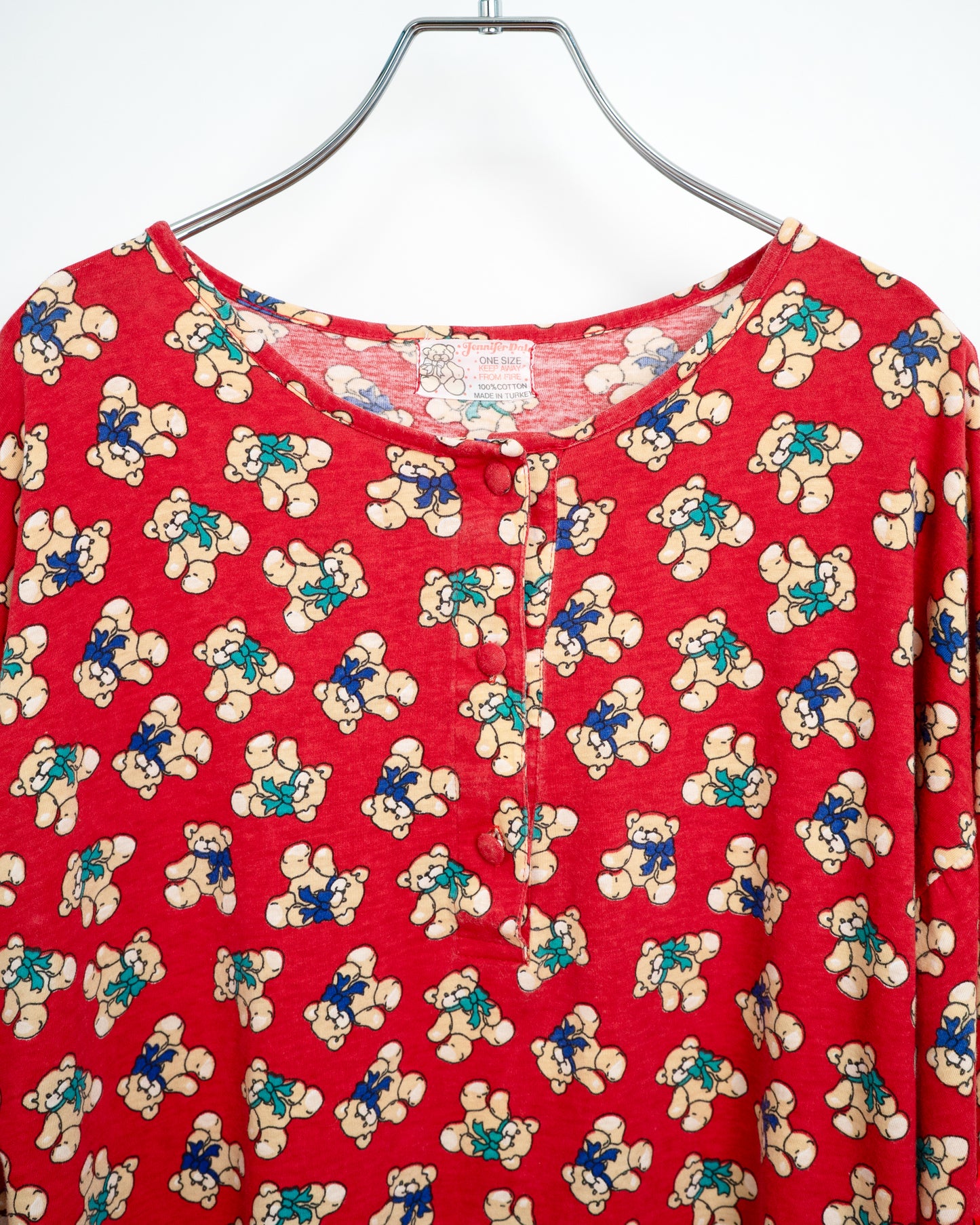 Little Bear-Print Jersey Dress