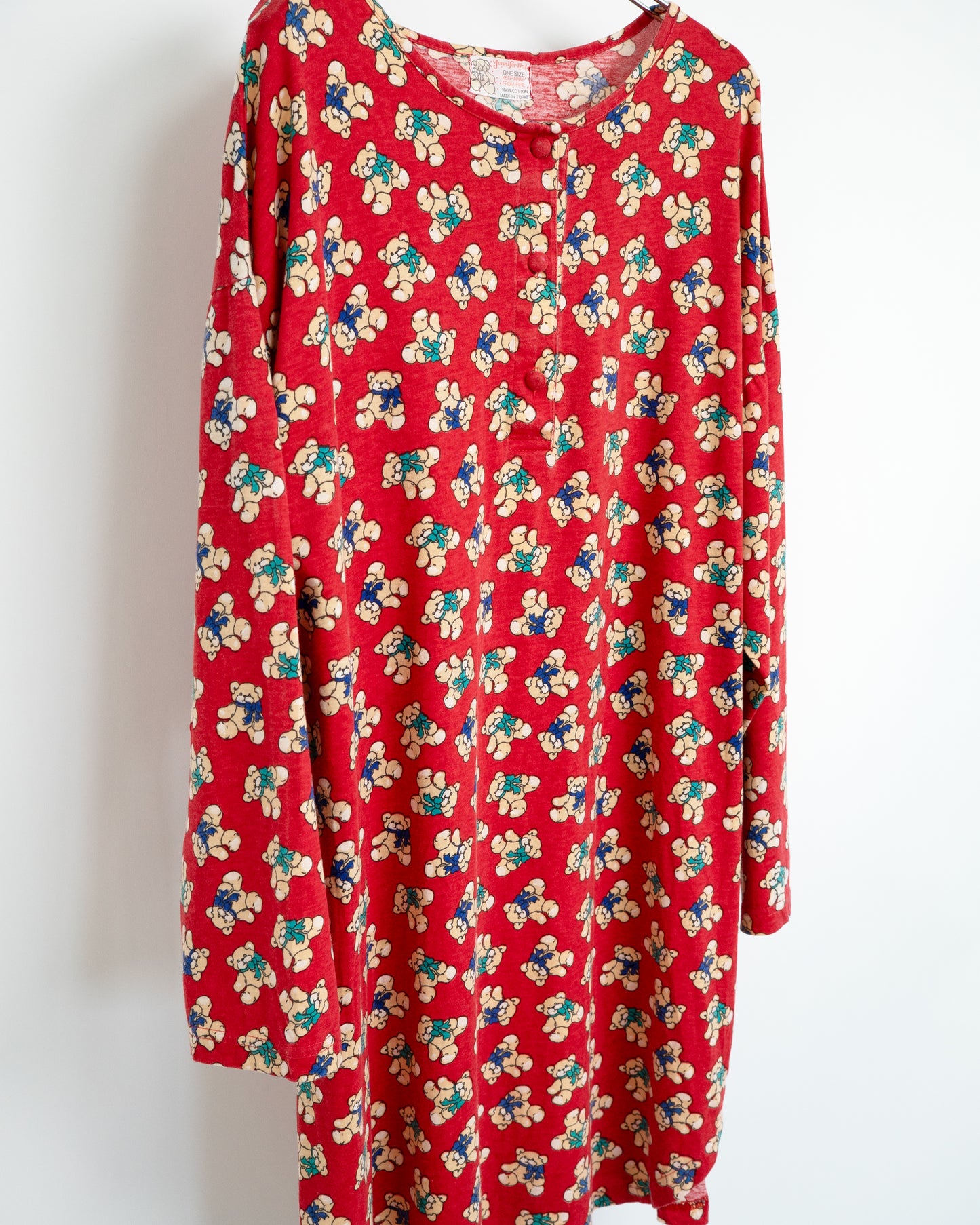 Little Bear-Print Jersey Dress