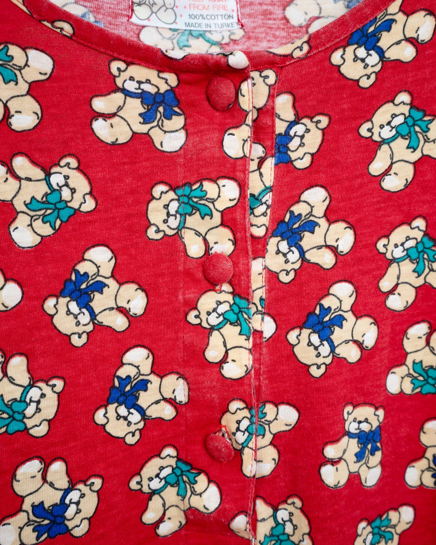 Little Bear-Print Jersey Dress