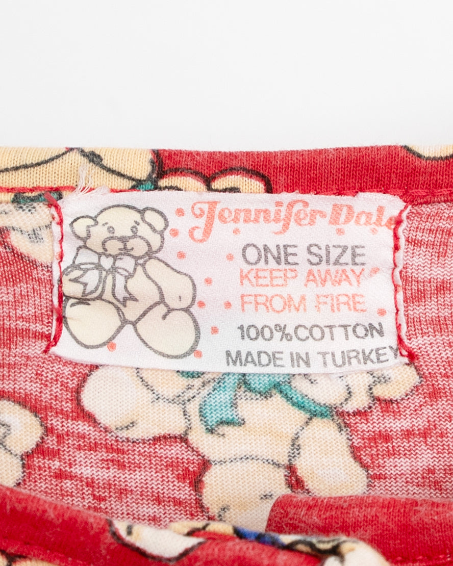 Little Bear-Print Jersey Dress