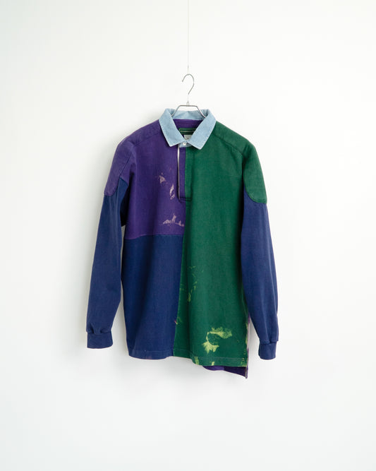90's Crazy Pattern Rugby Shirt