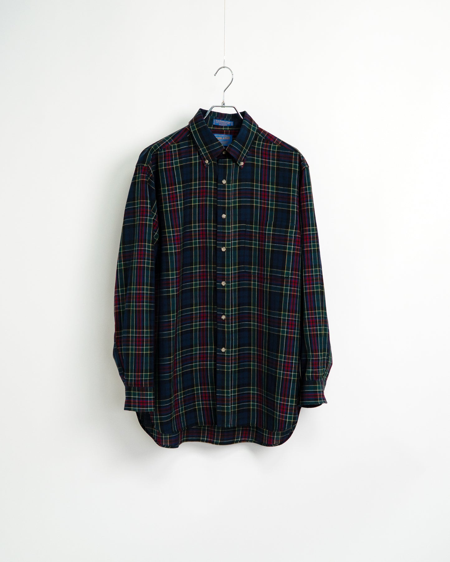 90s Wool plaid shirt