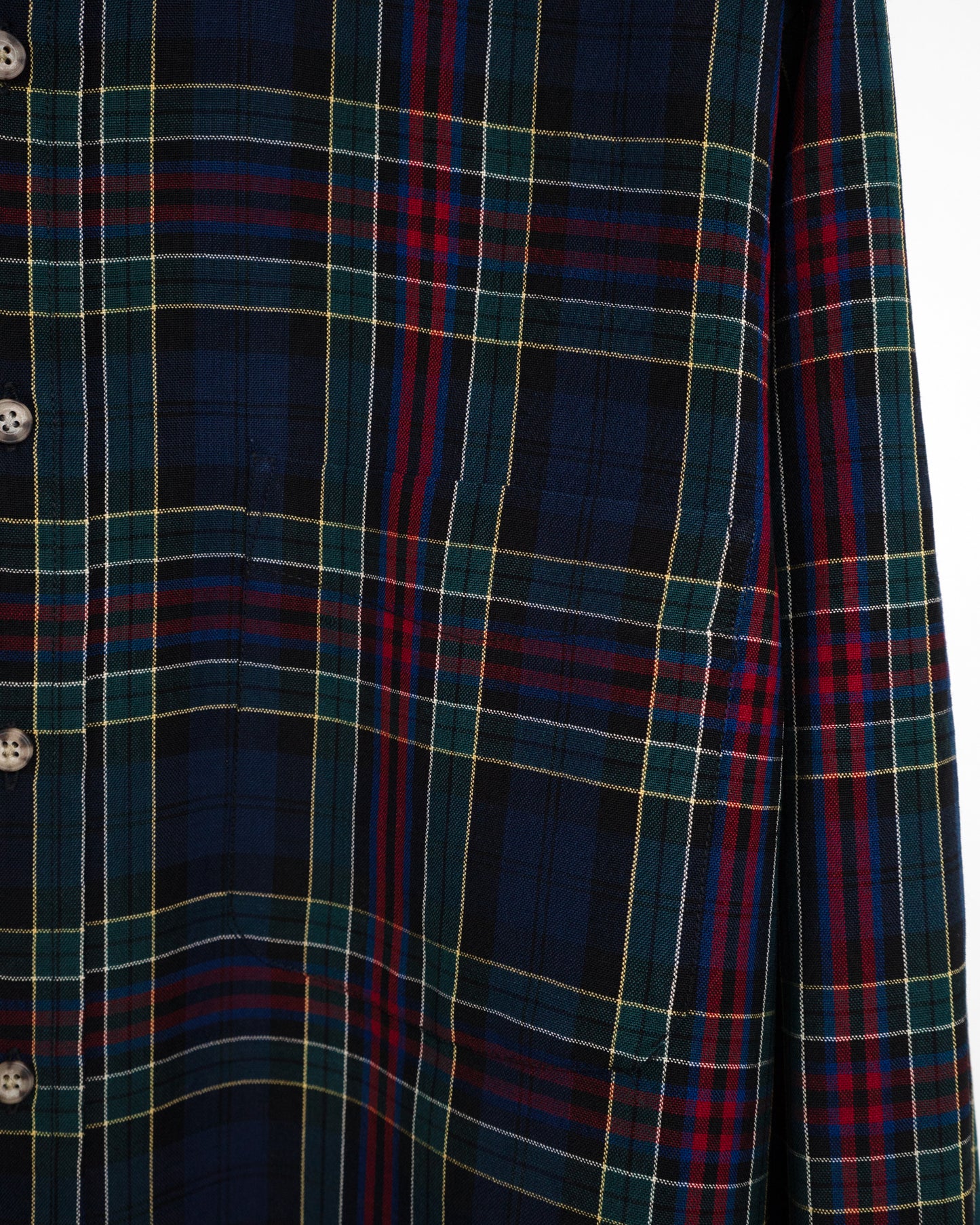 90s Wool plaid shirt