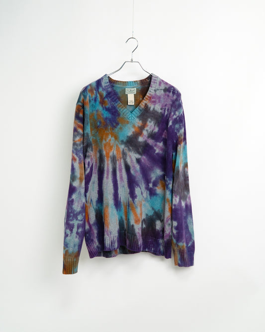Tie-dye Knit Sweater