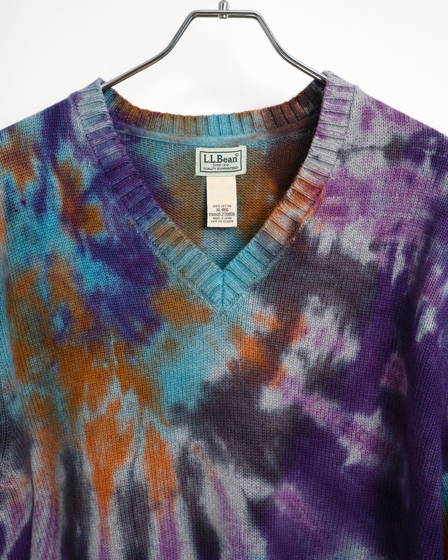Tie-dye Knit Sweater