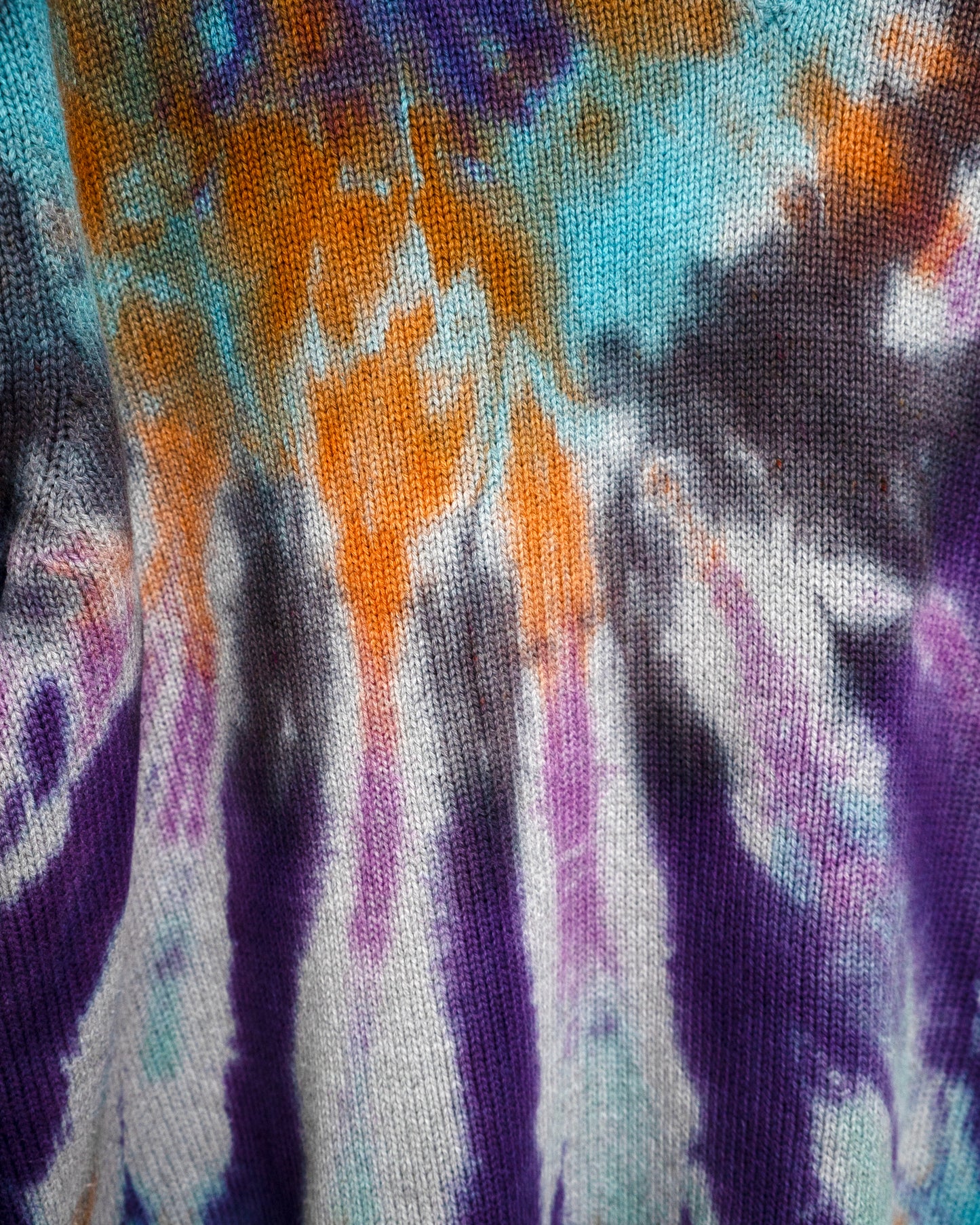 Tie-dye Knit Sweater