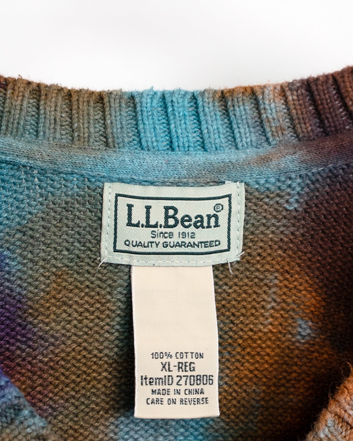 Tie-dye Knit Sweater