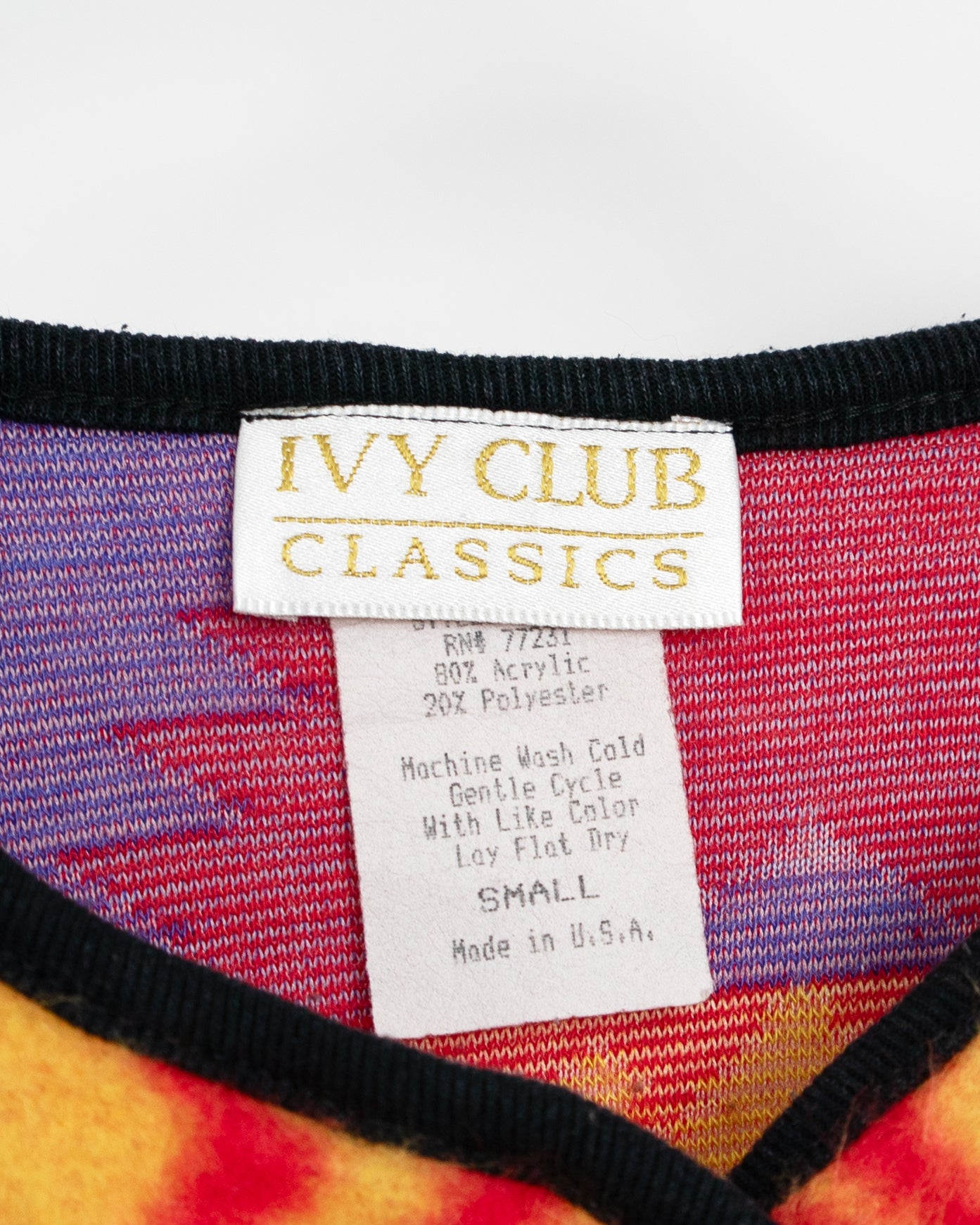 90s Southwestern Pattern Brushed Knit Cardigan