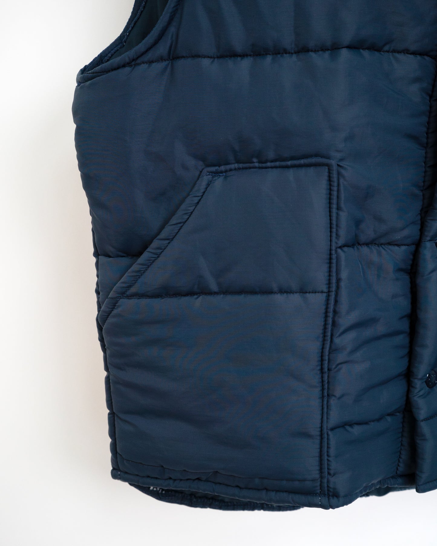 80s Made in USA Puffer Vest - California Work Embroidery