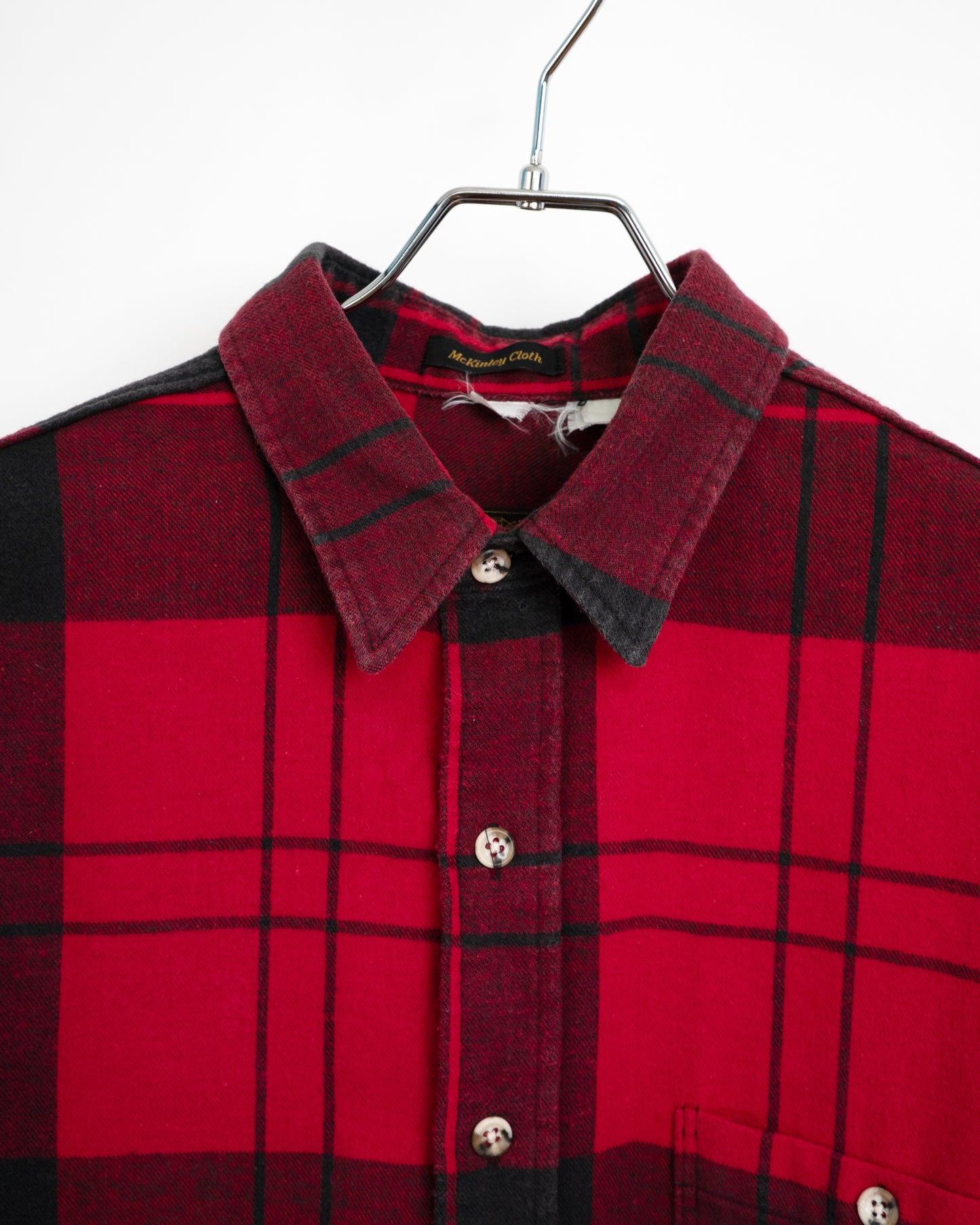 80s-90s "Black Tag" Heavy Flannel Shirt