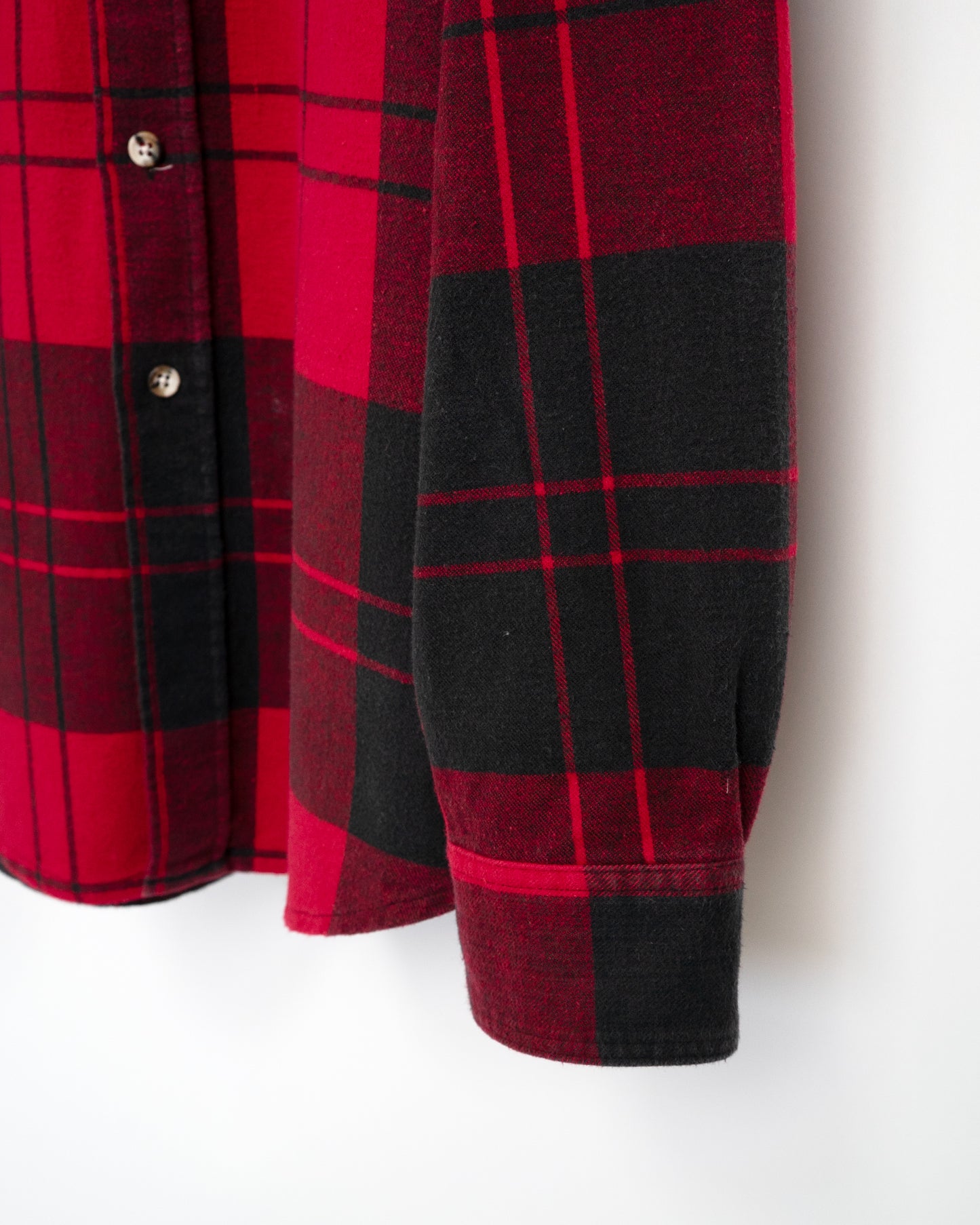 80s-90s "Black Tag" Heavy Flannel Shirt