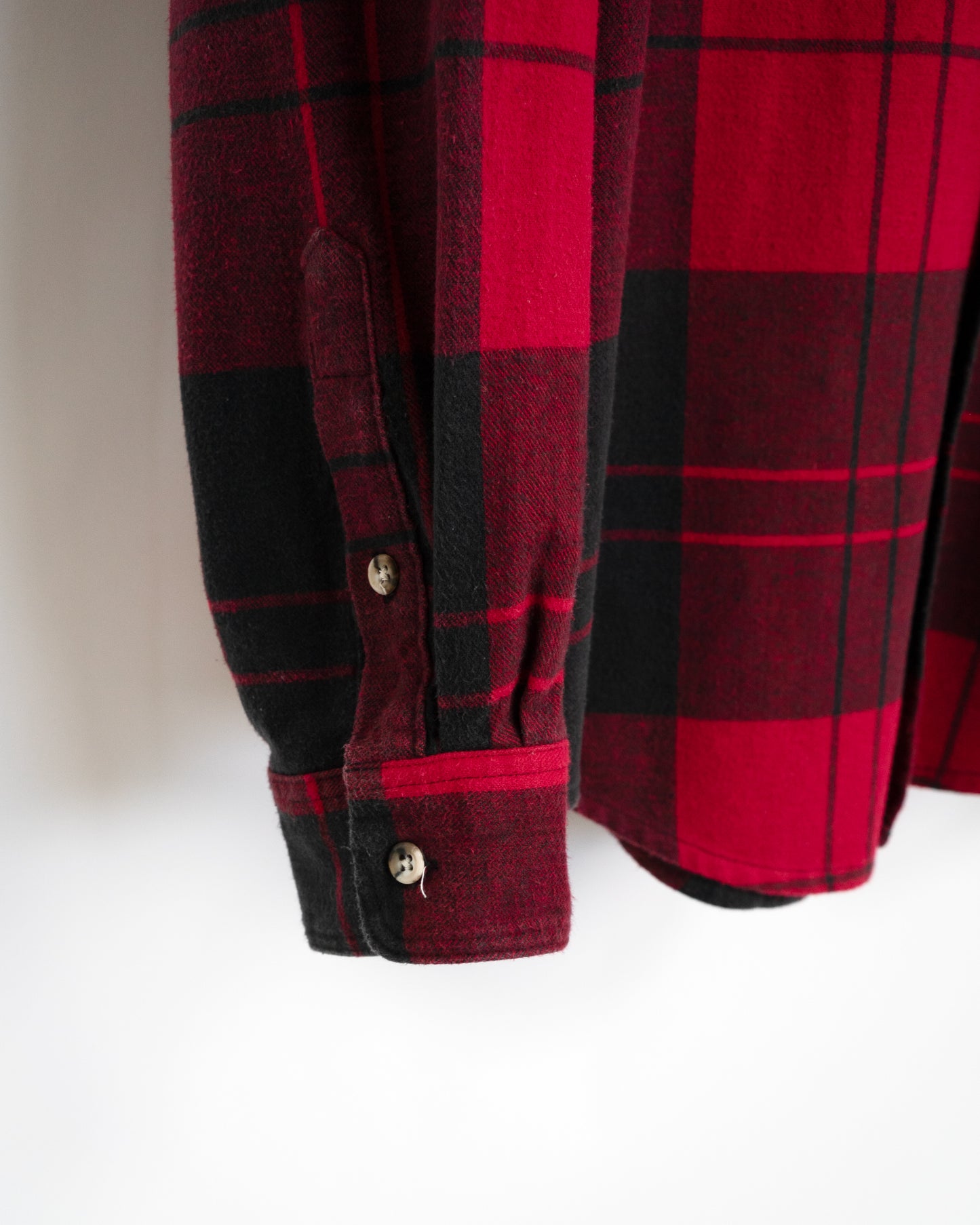 80s-90s "Black Tag" Heavy Flannel Shirt