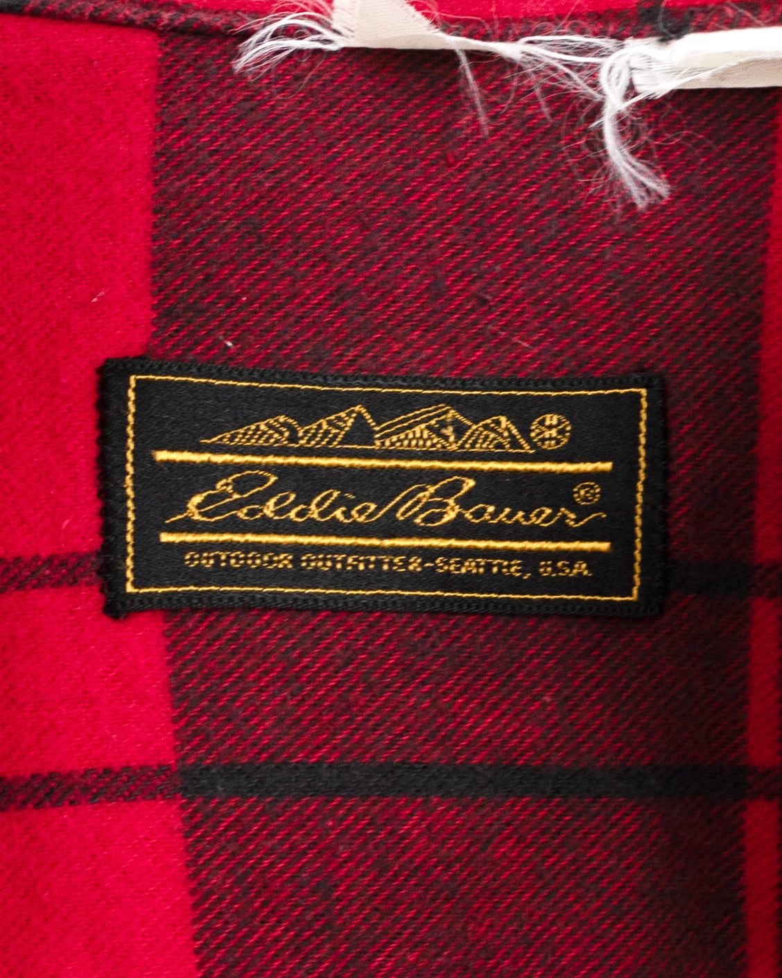 80s-90s "Black Tag" Heavy Flannel Shirt