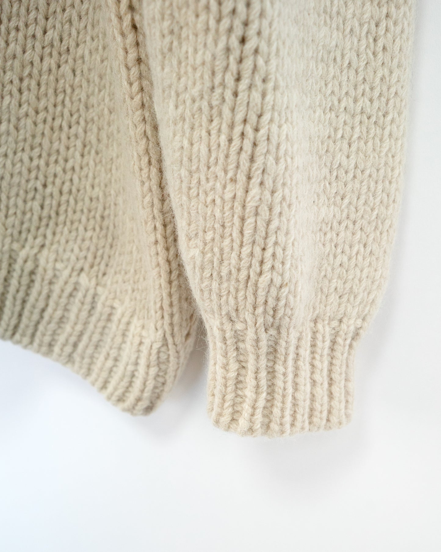 90s Heavyweight 100% Wool Nordic Stripe Knit Sweater