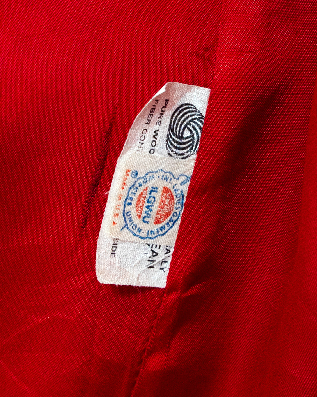 70s Bonded Double-Face Wool Hooded Coat