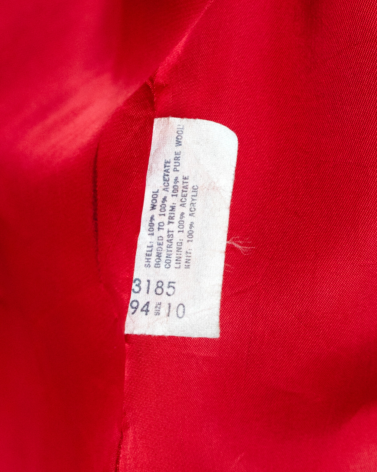 70s Bonded Double-Face Wool Hooded Coat