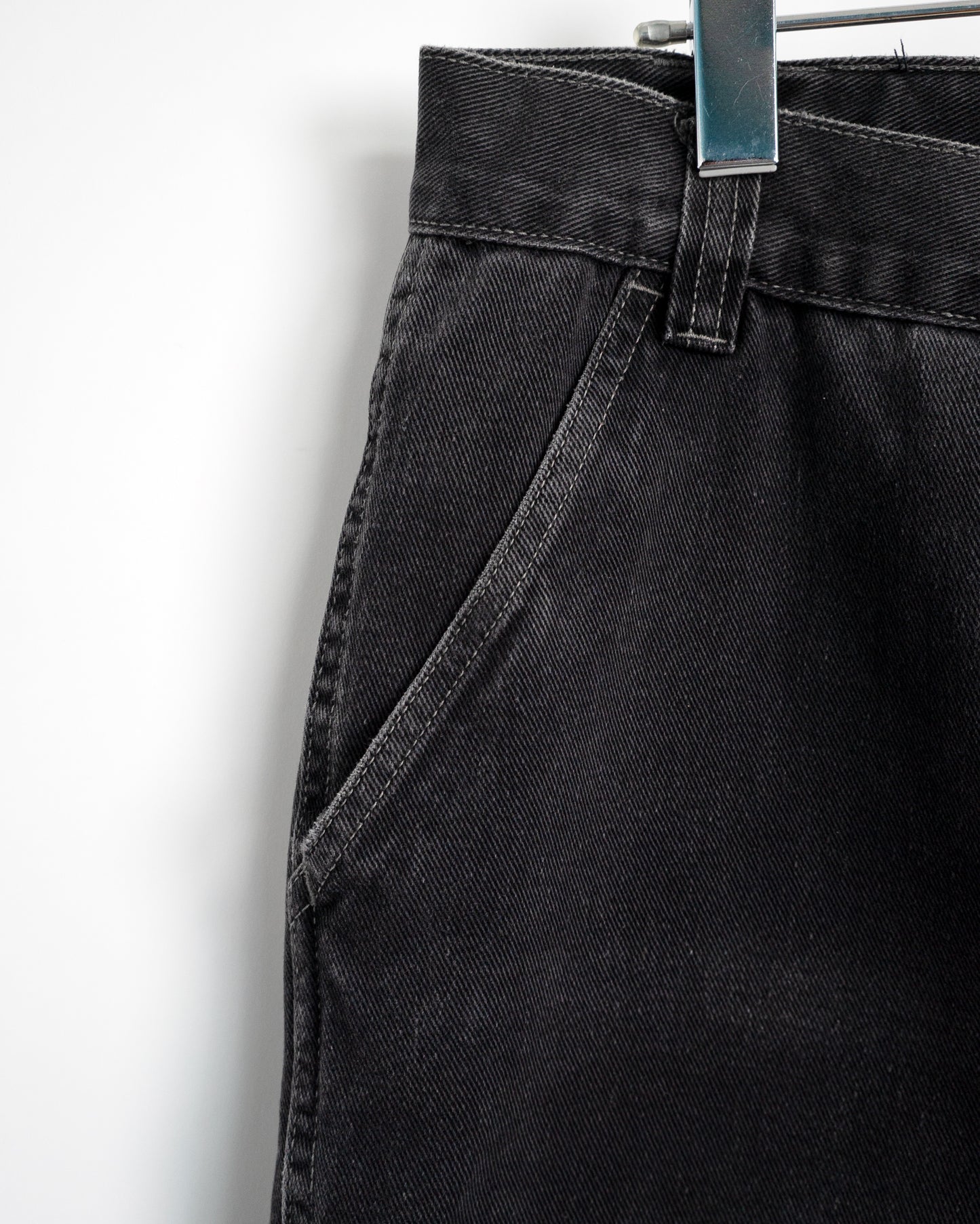 00s "7M Millennium Series" Knee-Pocket Black Denim Painter Pants
