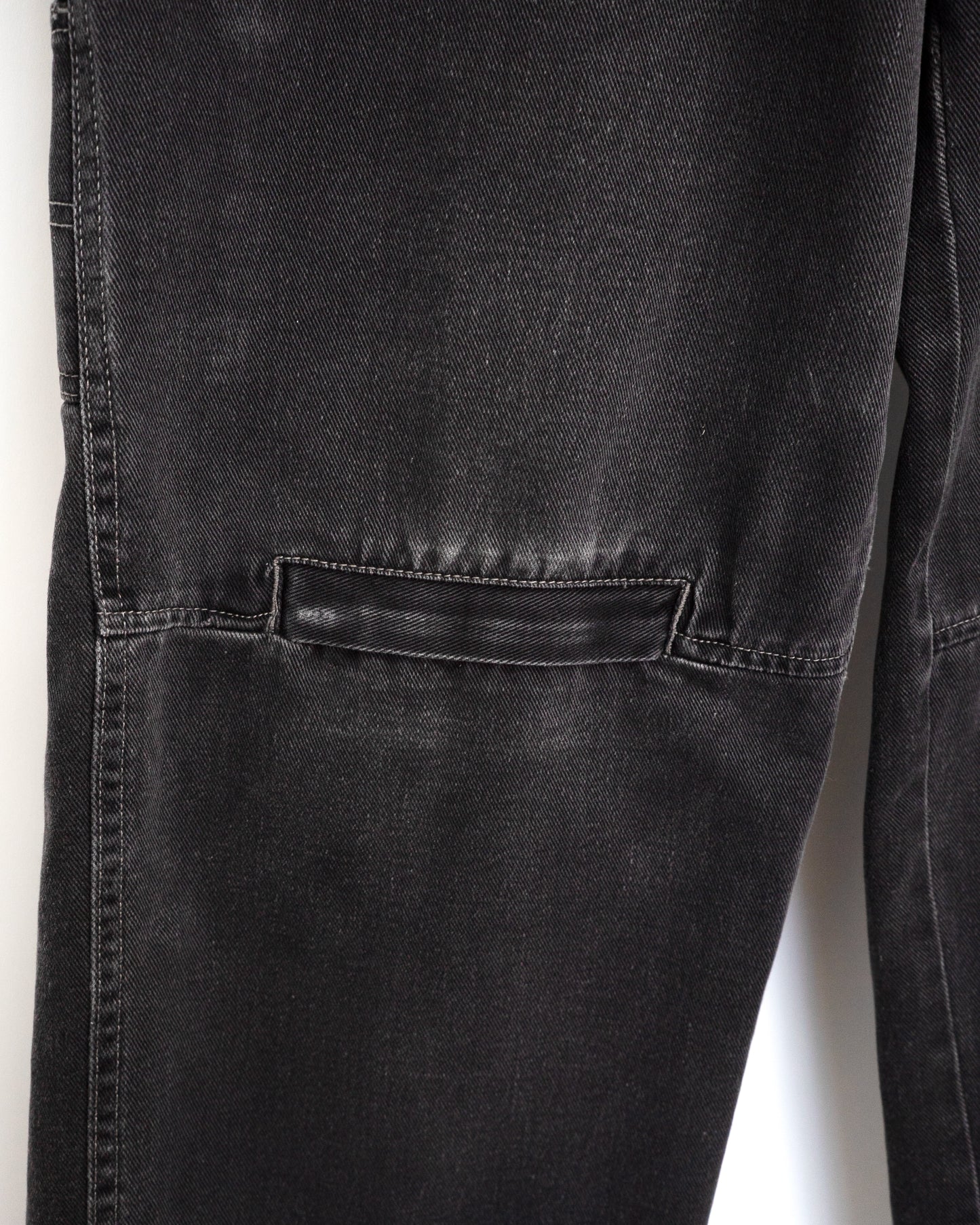 00s "7M Millennium Series" Knee-Pocket Black Denim Painter Pants