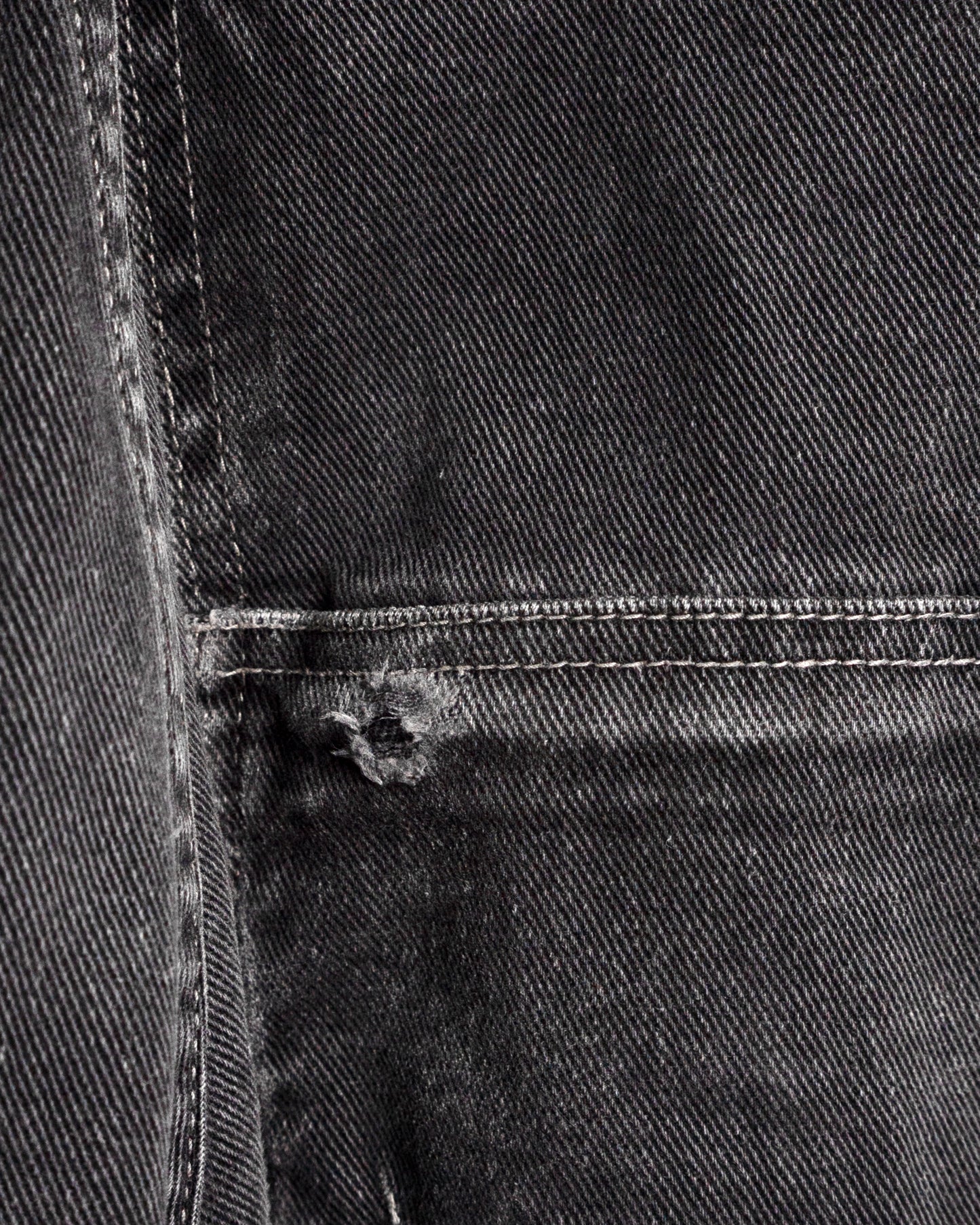 00s "7M Millennium Series" Knee-Pocket Black Denim Painter Pants