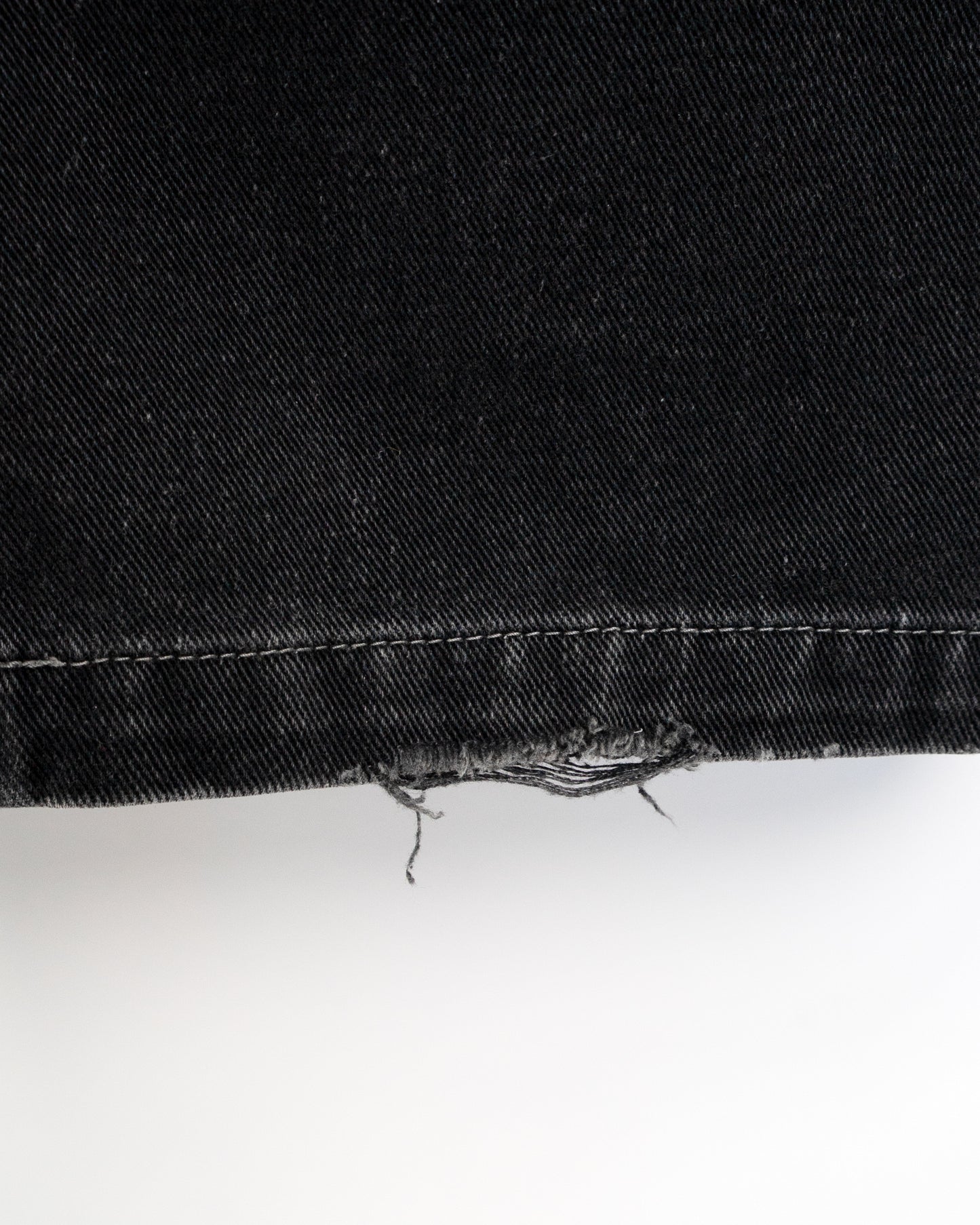 00s "7M Millennium Series" Knee-Pocket Black Denim Painter Pants