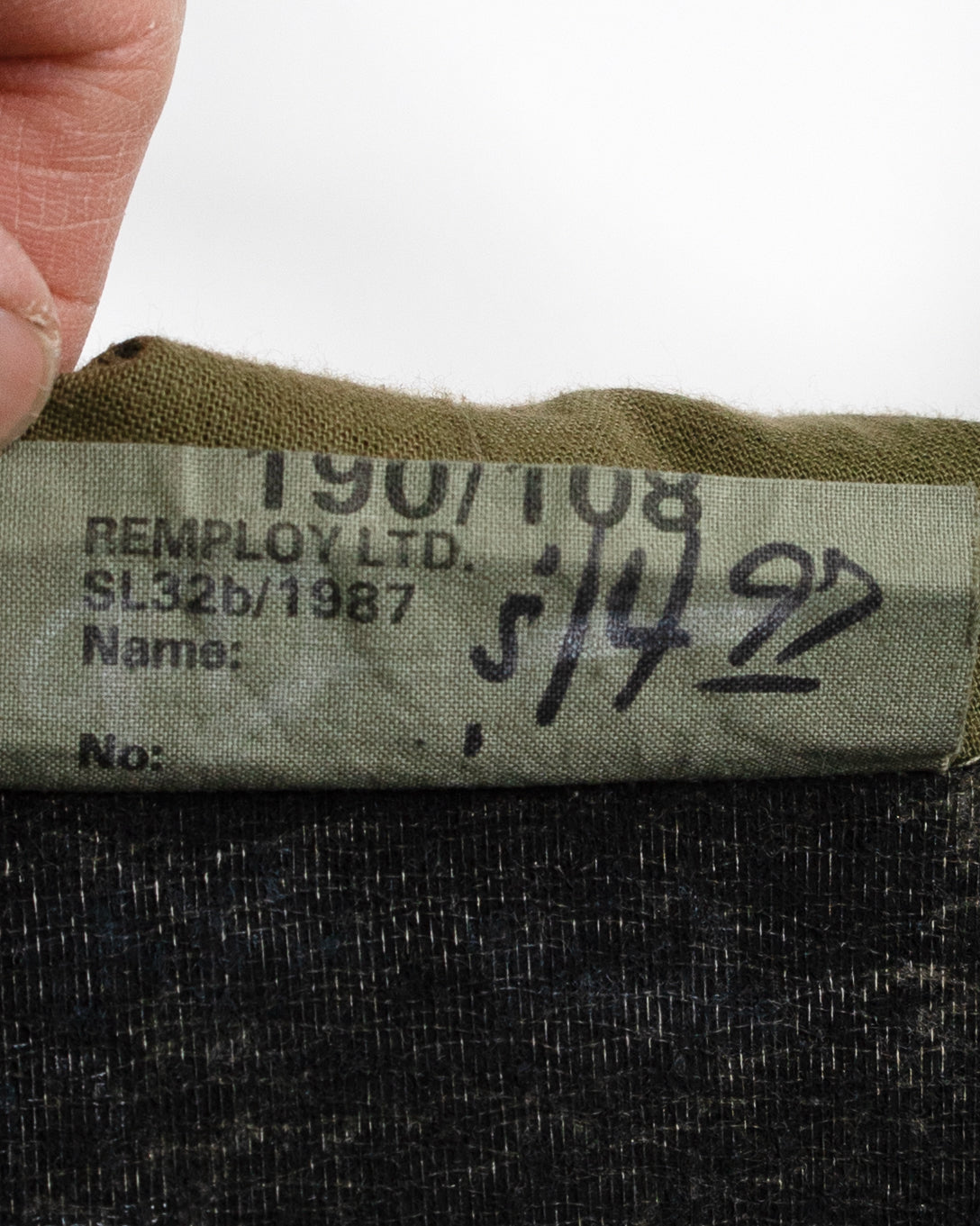 1987 British Army NBC Protective Full-Zip Smock