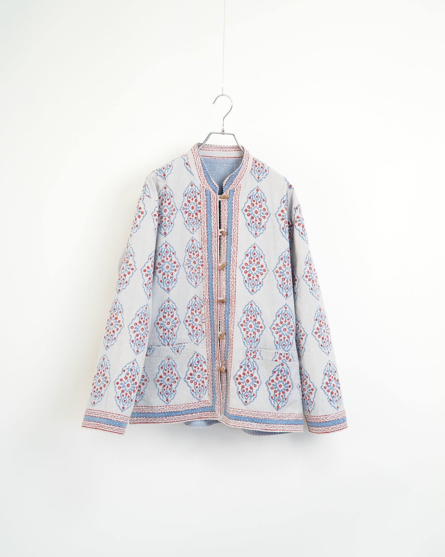 Hand-Stitched Reversible Kantha Jacket
