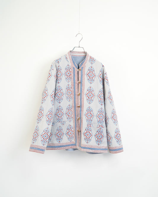 Hand-Stitched Reversible Kantha Jacket