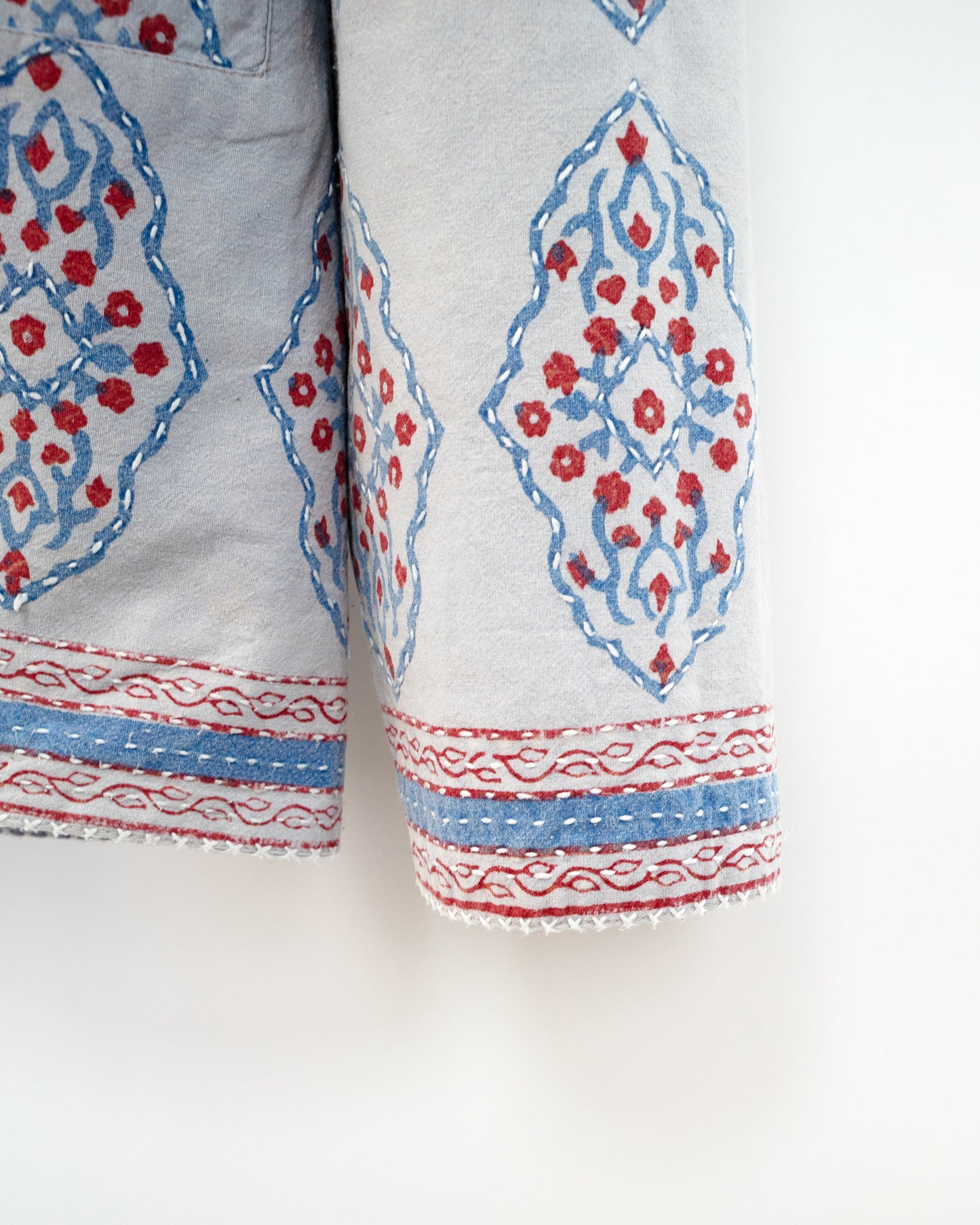 Hand-Stitched Reversible Kantha Jacket